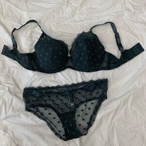 Adore Me matching bra and underwear set